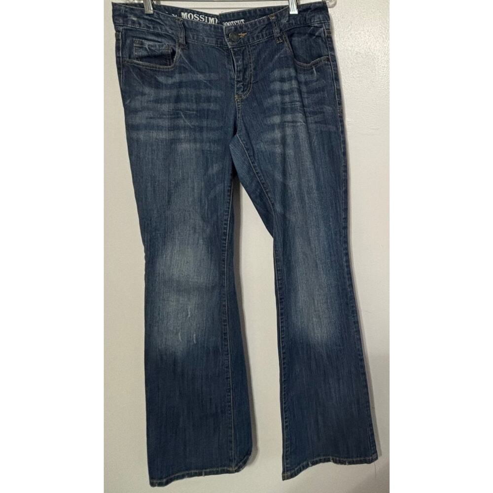 Mossimo Distressed Bootcut Jeans Women's 13R Medium Wash